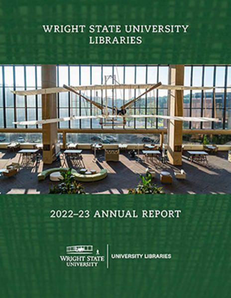 Cover of the 2022-2023 University Libraries Annual Report