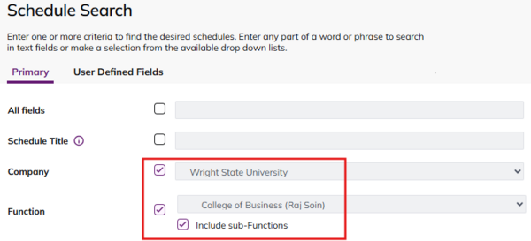Instructional image showing how to select a function on the Versatile website