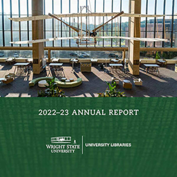 Cover of the 2022-2023 University Libraries Annual Report