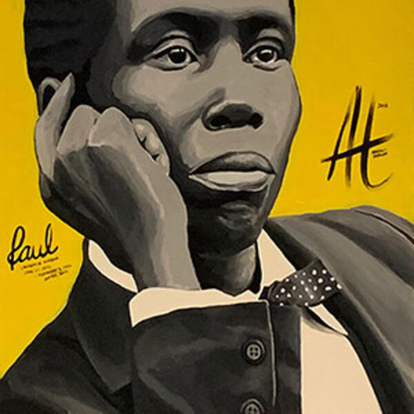 Painting of Paul Laurence Dunbar