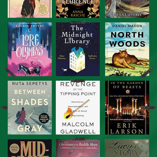 Image of all book covers that are staff picks