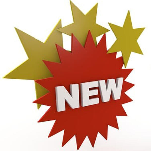 starburst with the word "new"