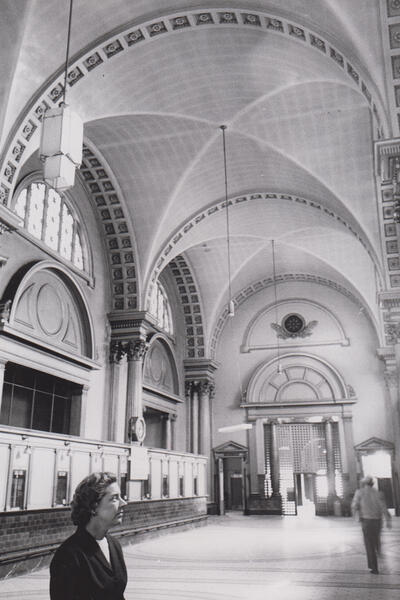 Dayton's Union Station, interior (MS-458)