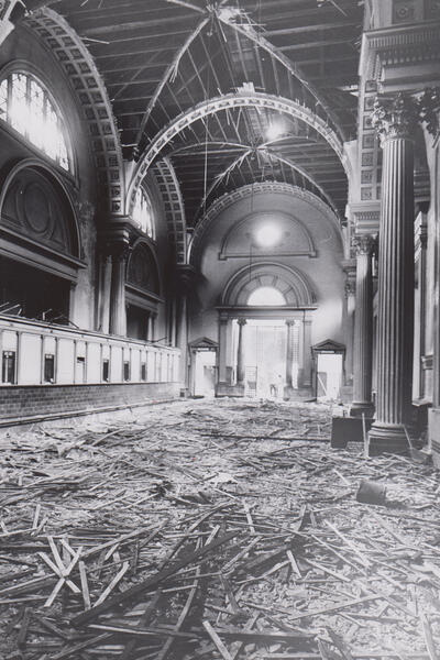Dayton's Union Station, interior, demolition (MS-458)