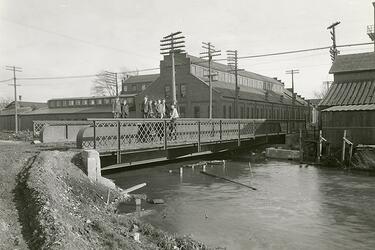 [A bridge over the Miami-Erie Canal] 