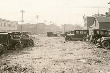 [Former canal near Buckeye Wagon Works and Nichols Electric Co., 1926] 