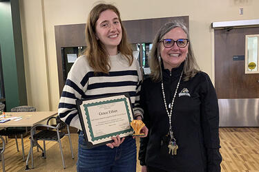 Grace Either, 2026  StAR Award Winner, and Toni Vandenbos
